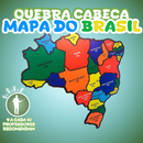 Quebra cabeça - Mapa do brasil (ÚLTIMO DIA DE OFERTA)